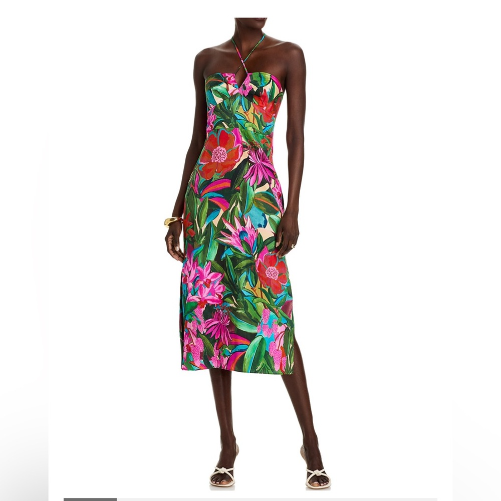 Floral Halter Maxi Dress - Picture 6 of 6
